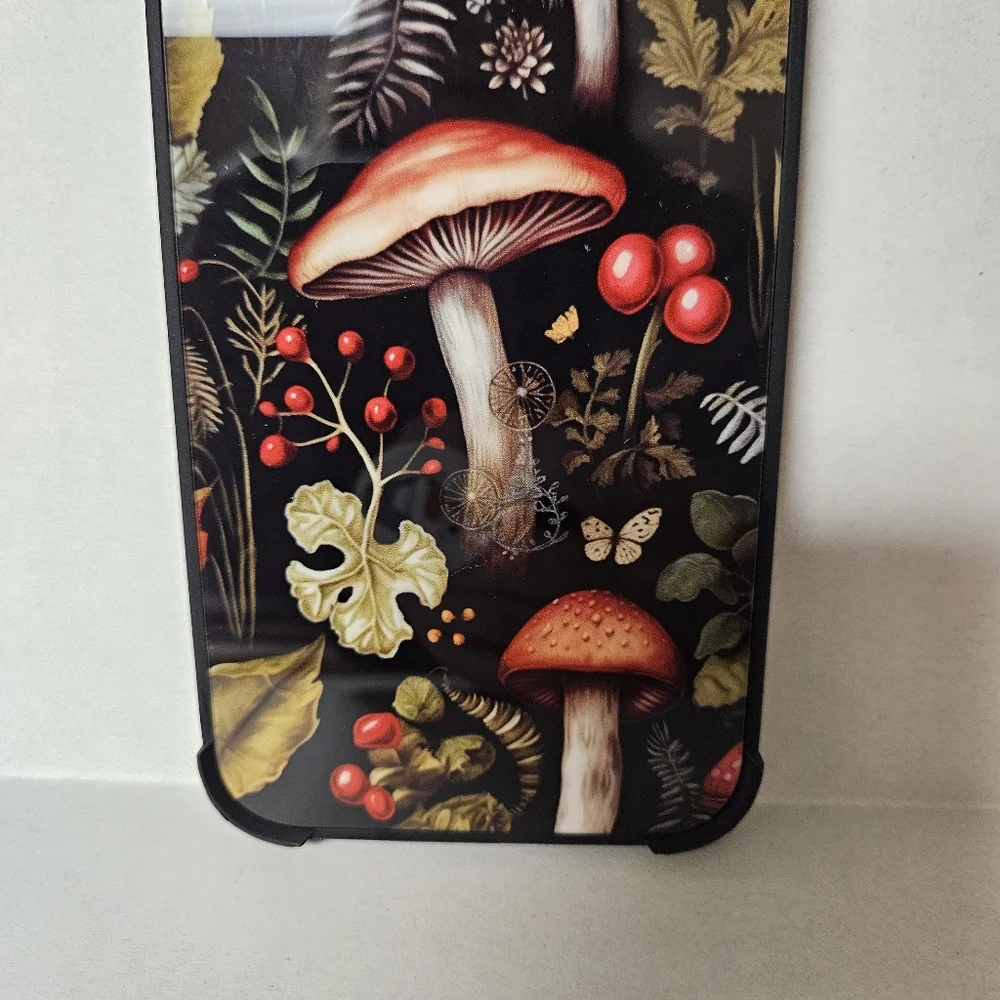 Iphone 14‎ Max Mushroom Design Phone Case - Multicolor